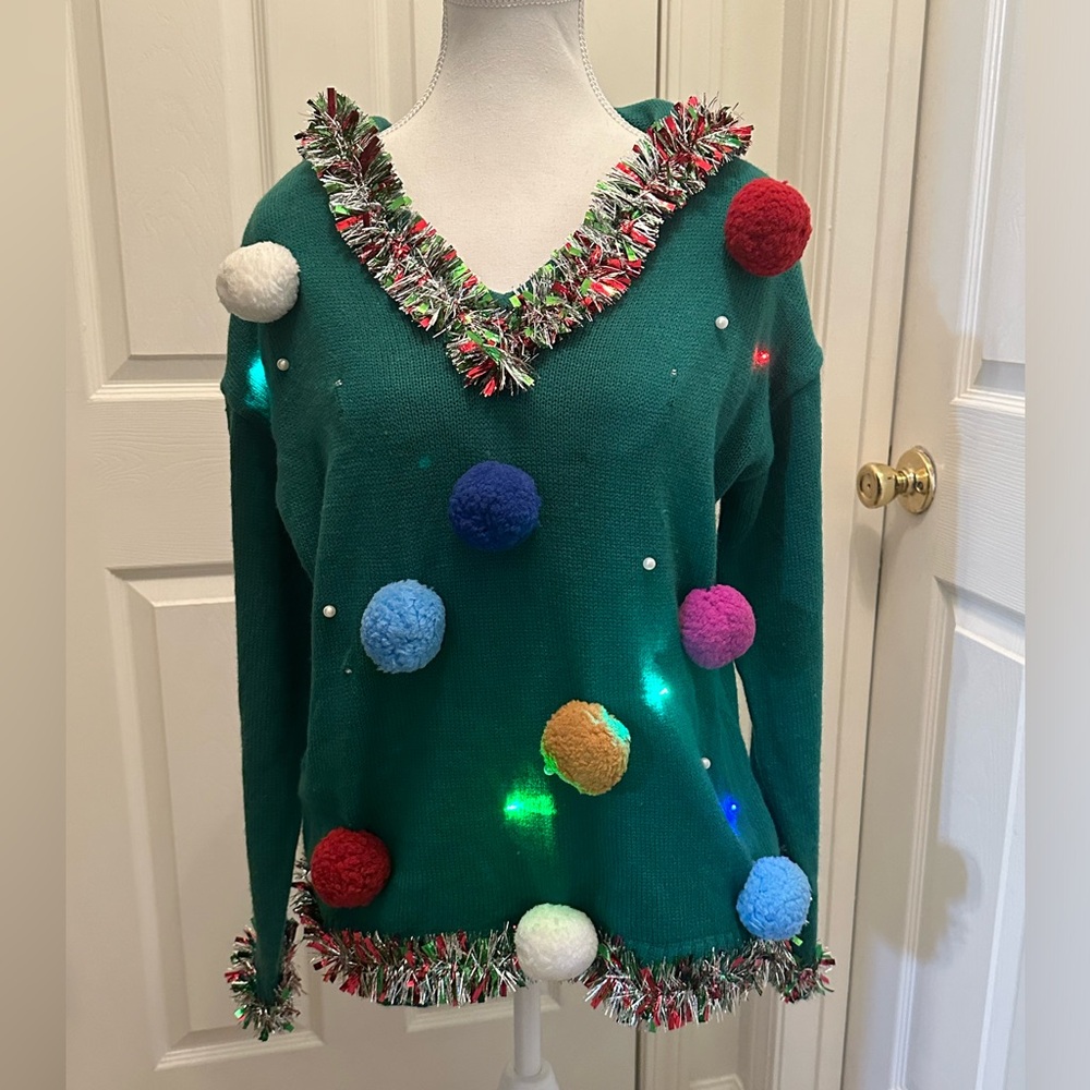 Holiday Time Ugly Christmas Sweater S/CH (4-6)